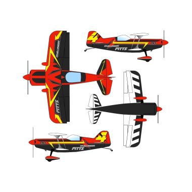 Pitts Challenger - 87'' Color 01 - 100-120cc