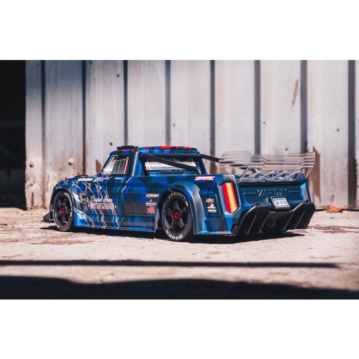 Camion Tout-terrain Arrma Infraction V2 1/7 6S BLX RTR Bleu - Modèle ARA7615V2T1, Neuf Sous Blister