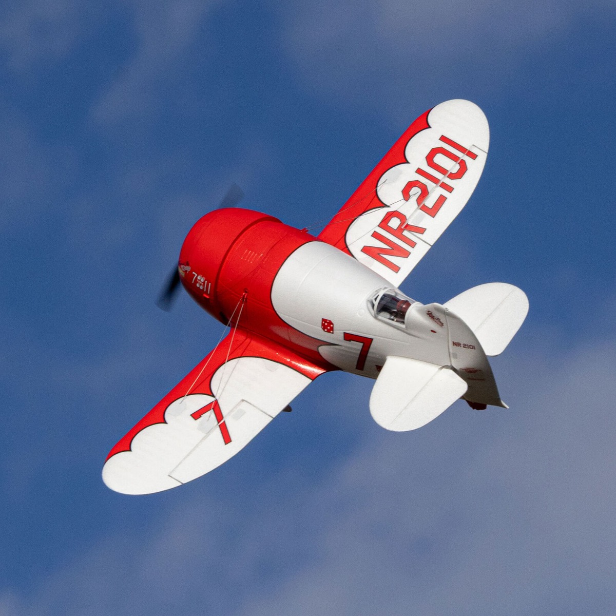Gee Bee R-2 1.0m BNF-Basic with AS3X+ and SAFE Select - EFL020550 - AMR RC